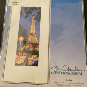 John Clayton Paris International Cross Stitch Pattern